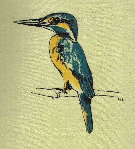 Kinder T-Shirt Eisvogel
