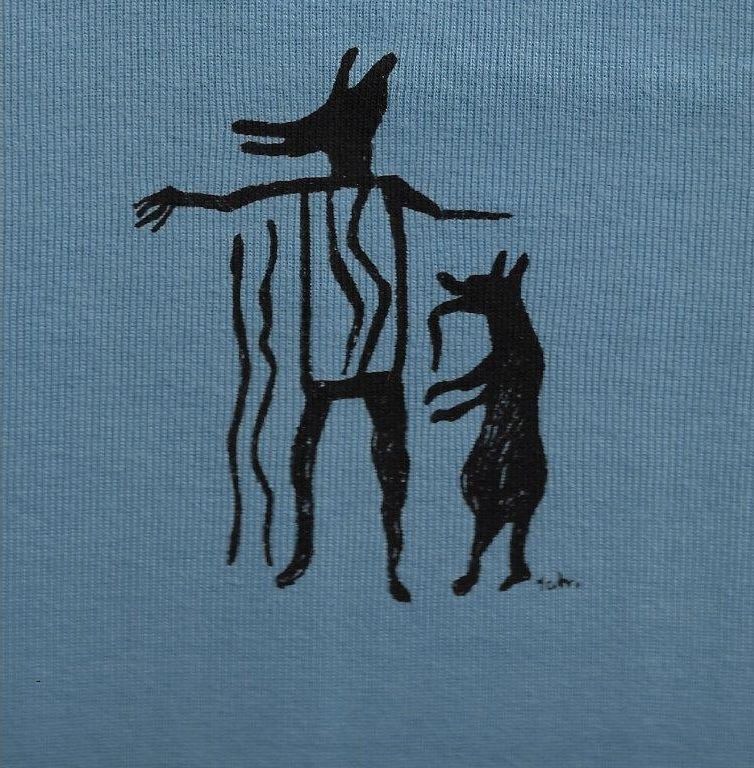 T-Shirt Bär und Wolf (V-Tee)