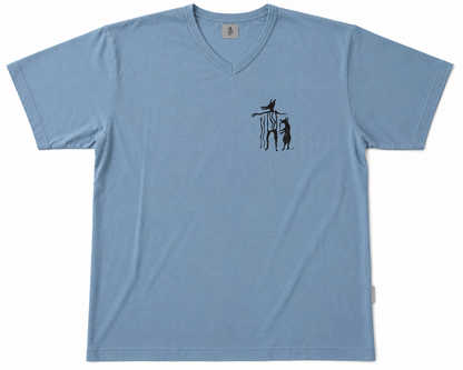 T-Shirt Bär und Wolf (V-Tee)