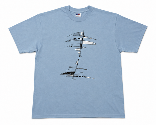 T-Shirt Wesen (hellblau)